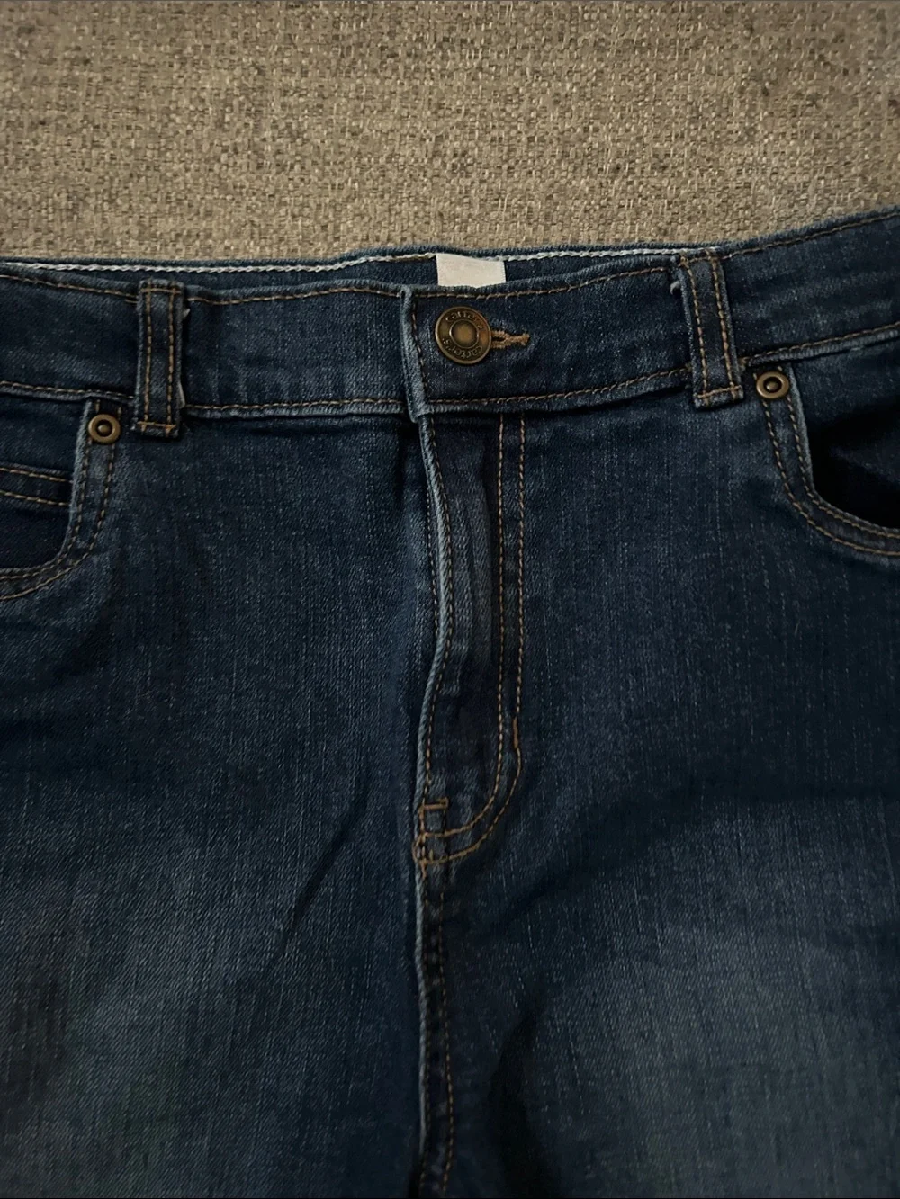 Boys Dark Blue Straight-Leg skinny Jeans